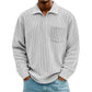 🍂 Men's Casual Ribbed Half Zip Sweater – Smart Comfort for Cooler Days