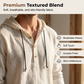 🍂 Men's Casual Long Sleeve Breathable Hooded Shirt – Easy Comfort for Cooler Days