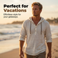 🍂 Men's Casual Long Sleeve Breathable Hooded Shirt – Easy Comfort for Cooler Days