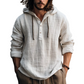 🍂 Men's Casual Long Sleeve Breathable Hooded Shirt – Easy Comfort for Cooler Days