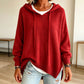 🍂 Women’s Casual Hooded Knit Sweater – Cozy Comfort Meets Effortless Autumn Style