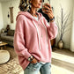 🍂 Women’s Casual Hooded Knit Sweater – Cozy Comfort Meets Effortless Autumn Style
