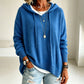 🍂 Women’s Casual Hooded Knit Sweater – Cozy Comfort Meets Effortless Autumn Style