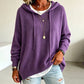 🍂 Women’s Casual Hooded Knit Sweater – Cozy Comfort Meets Effortless Autumn Style
