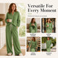 ⌛Limited-Time Offer-Women's Waffle Knit Lounge Set