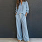 ⌛Limited-Time Offer-Women's Waffle Knit Lounge Set
