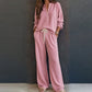⌛Limited-Time Offer-Women's Waffle Knit Lounge Set