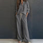 ⌛Limited-Time Offer-Women's Waffle Knit Lounge Set