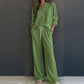 ⌛Limited-Time Offer-Women's Waffle Knit Lounge Set