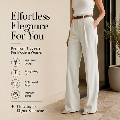 👖 Women's High Waisted Wide Leg Suit Pants– Polished Style Meets Effortless Comfort