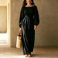 🍂 Women's Striped Elastic Waist Maxi Dress – Effortless Elegance & Everyday Comfort