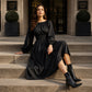 🍂 Women's Striped Elastic Waist Maxi Dress – Effortless Elegance & Everyday Comfort