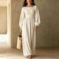 🍂 Women's Striped Elastic Waist Maxi Dress – Effortless Elegance & Everyday Comfort