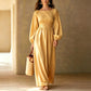 🍂 Women's Striped Elastic Waist Maxi Dress – Effortless Elegance & Everyday Comfort