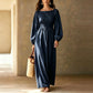 🍂 Women's Striped Elastic Waist Maxi Dress – Effortless Elegance & Everyday Comfort