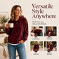 🍂Women's Corduroy Hooded Sweatshirt with Pockets – Cozy Texture Meets Effortless Autumn Style