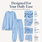 🍂 Women's Casual Crew Neck Top & Cargo Pants Set  | Effortless Autumn Style