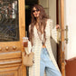 🍂 Women's Crochet Hollow Out Long Cardigan – Effortless Layers for Autumn Style