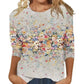 👚🎨Women's Fashion Printed Crew Neck T-Shirt – Easy Style for Everyday Looks