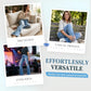 ⌛Limited-Time Offer🛍️Women's High-Waist Distressed Flare Jeans