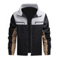 ⏰Last Day Sale 50% Off💃Men's Color Block Stand Collar Jacket