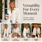 🍂 Women's Textured Long Sleeve Button-Down Shirt – Effortless Autumn Style