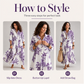 🍂 Women's Floral Print Maxi Dress – Feminine Elegance Meets Effortless Autumn Style