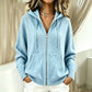 🧶✨ Women's Loose Hooded Knit Cardigan - Front Layer for Effortless Everyday Style