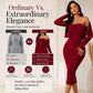 👗 Women's Ribbed Knit Bodycon Dress with Cropped Cardigan – Effortless Elegance for Autumn