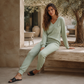 🍂 Women’s Long Sleeve Top & Jogger Lounge Set – Cozy Comfort Meets Effortless Style