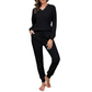 🍂 Women’s Long Sleeve Top & Jogger Lounge Set – Cozy Comfort Meets Effortless Style