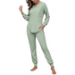 🍂 Women’s Long Sleeve Top & Jogger Lounge Set – Cozy Comfort Meets Effortless Style