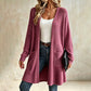 🍂 Women's Ribbed Knit Cardigan – Cozy Texture Meets Effortless Autumn Style