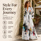 🎨 Women's Artistic Graffiti Print Maxi Dress – Bold Print Meets Effortless Style