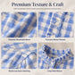 🍂Women's Gingham Ruffle Casual Long Sleeve Shirt– Feminine Charm Meets Effortless Autumn Style