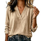 ⭐Women's V-Neck Loose-Fit Casual Top  – Effortless Casual Style for Everyday Wear