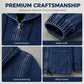 💙 Women's Casual Zip-Up Hooded Denim Jacket – Relaxed Fit & Adjustable Waist ✨