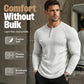 ✨ Men’s Slim-Fit Henley Shirt – Smart Casual Long-Sleeve Top for Effortless Everyday Style