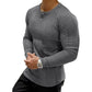 ✨ Men’s Slim-Fit Henley Shirt – Smart Casual Long-Sleeve Top for Effortless Everyday Style