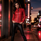 🍂 Women's Slim Fit Faxu Leather Jacket – Sleek Style & Effortless Autumn Edge