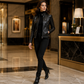 🍂 Women's Slim Fit Faxu Leather Jacket – Sleek Style & Effortless Autumn Edge