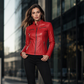 🍂 Women's Slim Fit Faxu Leather Jacket – Sleek Style & Effortless Autumn Edge