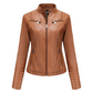 🍂 Women's Slim Fit Faxu Leather Jacket – Sleek Style & Effortless Autumn Edge