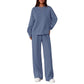 🍁New Fall Collection-Women's Two-Piece Long Sleeve Casual Sweatsuit Set