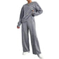 🍁New Fall Collection-Women's Two-Piece Long Sleeve Casual Sweatsuit Set