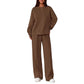 🍁New Fall Collection-Women's Two-Piece Long Sleeve Casual Sweatsuit Set