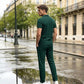 🌿Men's Waffle-Knit Short Sleeve Top & Pants Set– Casual Comfort Meets Effortless Autumn Style