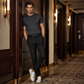 Men's Ice Silk Casual Trousers