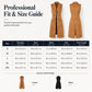 Women's Chic Sleeveless Open Front Longline Jacket