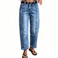 🍂 Women’s Stretch Straight-Leg Jeans – Flattering Comfort for Everyday Autumn Style